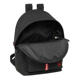 El Ganso Mochila Doble para Portátil 15,6" + USB Basics Black 31x44x18 cm
