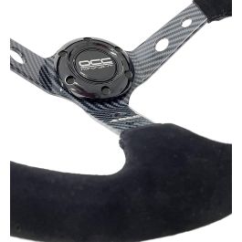 Volante Racing OCC Motorsport Negro Negro/Rojo Ø 35 cm