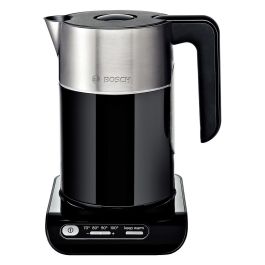 Bosch TWK8613 Wasserkocher Styline 1,5 Litros Negro - 2400W, Térmostato Ajustable, Apagado Automático, Base 360° Precio: 105.50000043. SKU: S7168534