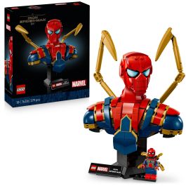 LEGO 76326 Busto de Iron Spider-Man Marvel para Construir y Exponer - Set Coleccionable para Adultos +18 años