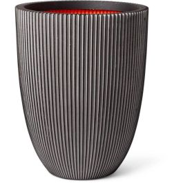 Florero bajo elegante - CAPI EUROPE - GROOVE NL - 34 x 46 cm - Antracita Florero bajo elegante - CAPI EUROPE - GROOVE NL - 34 x 46 cm - Antracita