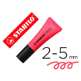 Stabilo Marcador Fluorescente Neón Rosa Caja 10 Unidades Precio: 6.50000021. SKU: B1K2B5VNEX