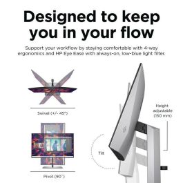 HP Z24q G3 Pantalla QHD de 60.5 cm (23.8 pulgadas) con Precisión de Color Profesional