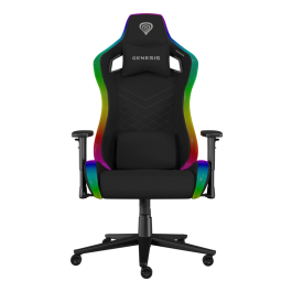 GENESIS NFG-2247 Silla para Videojuegos RGB, Ergonómica, Asiento Acolchado de Tela, Reposabrazos Ajustables 2D, Máximo 150 kg, Negro Precio: 211.98999987. SKU: B1G95WQ32T