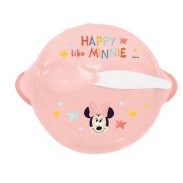 Pack comida THERMOBABY MINNIE 1ª edad - 1 mordisqueador + 1 bol + 1 taza con asa + 2 cucharas