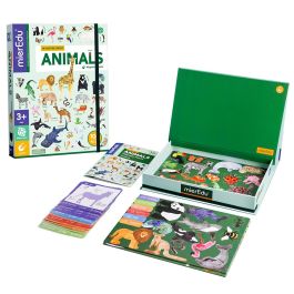 MIEREDU ME0931 Puzle Magnético Animales para Niños +3 Años con 125 Piezas y 74 en 3D, Datos Curiosos
