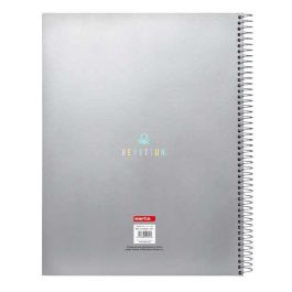 Libreta Benetton Silver Plateado A4 120 Hojas Libreta Benetton Silver Plateado A4 120 Hojas