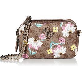Noelle, Compartimentos con doble cremallera, Bolso bandolera de tela, Floral, 20,32 x 7,62 x 13,97 cm, Para mujeres Precio: 102.50000024. SKU: B1GVXBED5A