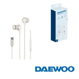 Daewoo DW2016 Auriculares In-Ear con Micrófono USB Tipo-C Color Blanco Precio: 10.50000006. SKU: B18YPQSJZC