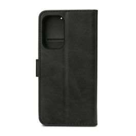 eSTUFF Funda billetera PU WALES para Samsung Galaxy A33, cuero, tarjetero, soporte, protección contra rasguños y golpes - Negra