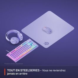 SteelSeries STE5707119066624 Alfombrilla de ratón para juegos QcK L Lavanda