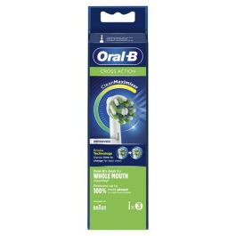 Cabezal de Recambio Braun para cepillo Braun Oral-B Cross Action/ Pack 3 uds