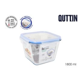 Fiambrera Honda Cuadrada 18.5x18.5x13 cm con Válvula 1800 ml Qt - Inde (6 Unidades) Precio: 45.50000026. SKU: B1EPT8HNCT