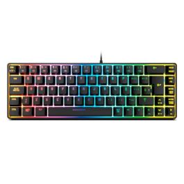 Krom NXKROMKALISTASP Teclado Gaming Kalista de Membrana, Diseño 62% Mini, RGB Rainbow, N-19 Anti-ghosting, 68 Teclas, Modo Juego, USB Precio: 15.59000058. SKU: B164Y3W4A6