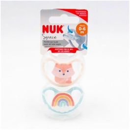 Nuk Chupete Silicona Space 0 - 6 Meses Zorro Rosa 2 Unidades Precio: 14.69000016. SKU: B1JKE3JZF3