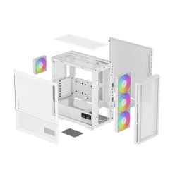 Deepcool DEE1691287700194 Caja PC Torre mediana CH560 DIGITAL, Blanca, sin Fuente de Alimentación, Formato E-ATX