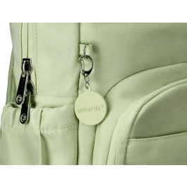 Antartik Glow Bags Mochila Antracita Acolchado Portátil 15' Verde 25L 440x33x115 mm