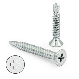 Duver Tornillo Broca Rosca Chapa Cabeza Plana Din 7504-P Zincado Largo R/Chapa 19Mm Ø Rosca Chapa 3.5Mm (Set de 500) Precio: 6.50000021. SKU: B1K8FYFYG7