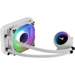 Aerocool Mirage L120 | Refrigeración Líquida AIO RGB Espejo Infinito 120mm | 200W TDP, Silenciosa, Intel/AMD | Blanco