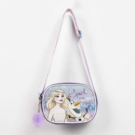 Cerdá Bolso Fantasía Frozen 14.5 x 10.5 x 4.0 cm, para Niñas a partir de 3 años, Color Azul