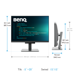 BenQ RD280U Monitor 4K Ultra HD 28.2" IPS 3840x2560 Pixeles, DisplayHDR 400, USB-C, Altavoces, Negro - 9H.LM1LJ.TBE