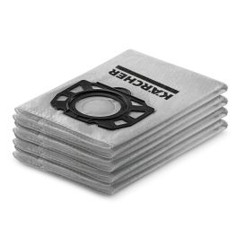 Karcher 2.863-355.0 Bolsa de Filtro Algodón KFI 489 para Aspiradoras WD/KWD 4-5-6 Renovation (Paquete de 4)