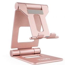 TooQ PH-KEOPS-OCASO Soporte de Sobremesa Ajustable para Teléfono y Tablet 10" de Aluminio Antideslizante Rosa Velvet TooQ PH-KEOPS-OCASO Soporte de Sobremesa Ajustable para Teléfono y Tablet 10" de Aluminio Antideslizante Rosa Velvet