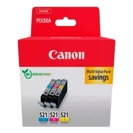 Canon Tinta Ecopack C-M-Y Para Pixma Ip 3600-4700 - Mp 540-550-560-620-630-640-980-990 - Mx 860-870 - Cli 521 Precio: 40.94999975. SKU: B172LJEY7B