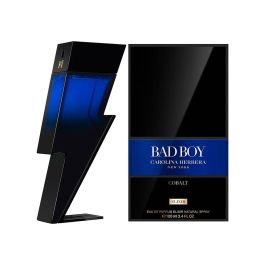 Carolina Herrera Bad Boy Cobalt Elixir Eau de Parfum para Hombre, 100 ml - Perfume Aromático Amaderado, fragancia audaz y provocadora.