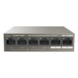 IP-COM Switch G2206P-4-63W PoE Gigabit, 6 Puertos (4 PoE+, 58W), Administrado en la Nube, Conmutador Inteligente Precio: 49.9900005. SKU: B12RXZFBLN