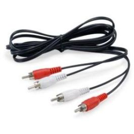 Equip 147094 Cable 2X RCA Macho Macho 2.5 Metros Chapado en Oro Negro Precio: 4.88999962. SKU: B13R6EGWSP