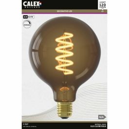 Bombilla LED E27 - CALEX - G125 GLOBE - Filamento recto - 4 W - 120 lm - 1800 K - Regulable - Natural