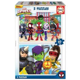 Puzzle 2x20 piezas spidey y sus increíbles amigos - modelos surtidos Precio: 8.39256. SKU: S2415832