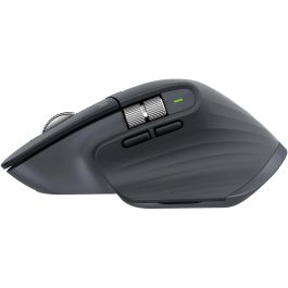 Logitech MX MASTER 3S Ratón Inalámbrico de Alto Rendimiento, 8000 DPI, Seguimiento sobre Cristal, Ergonómico, Bluetooth, Grafito