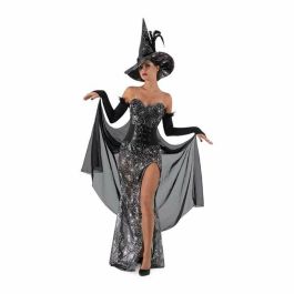 Disfraz bruja cuervo sombrero, vestido con body, tirantes, corpiño y capa con mitones talla m Precio: 52.78999979. SKU: B158R6ZG6X