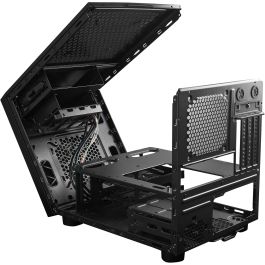 Chieftec CI-02B-OP Caja de PC Cubo Negro para micro ATX y Mini-ITX con Fuente de Alimentación