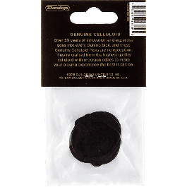 Dunlop Púas Guitarra Genuine Celluloid Teardrop Negro Thin Pack 12 Ud