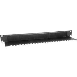 Equip 327413 Panel Pasacables con Cepillo 1U para Rack 19 pulgadas, Negro - Gestión Cables Armario Servidor