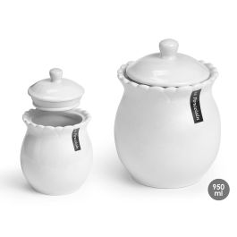 Bote Porcelana Hermetico Grande 950Ml Vessia 13X17CM (24 Unidades) Precio: 77.89000021. SKU: B17QQBZ2JK