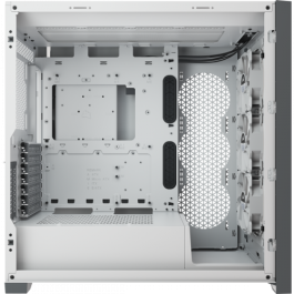 Corsair iCUE 5000X RGB Midi Torre PC Blanco - Vidrio Templado, RGB, Gestión de Cables, CC-9011213-WW