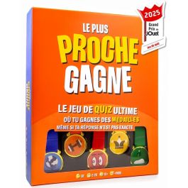 Asmodee ASM1750829292432 Closest Wins - Juego de mesa de preguntas y respuestas para 2-10 jugadores, +14 años, 30 min