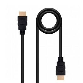 Nanocable 10.15.1703 Cable HDMI v1.4 Alta Velocidad Macho-Macho 3m Negro con soporte 4K, 3D, ARC, Dolby True-HD y DTS-HD
