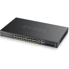 Zyxel GS2220-28HP-EU0101F Switch Gestionado L2, 24 Puertos Gigabit Ethernet (10/100/1000), PoE, Negro