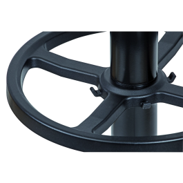 Maul Perchero Metálico 390x1750x390 mm, Negro, 8 Ganchos para Abrigos y Soporte para Paraguas