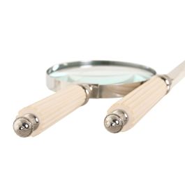 Lupa De Mano Colonial DKD Home Decor Blanco Plateado 8 x 30 x 8 cm Set de 2 Lupa De Mano Colonial DKD Home Decor Blanco Plateado 8 x 30 x 8 cm Set de 2