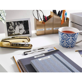 DYMO Cinta LT PACK 3UDS 12mmx4mt -Negro/Blanco Papel + Negro/Blanco Plástico + Negro/Plata metalizada