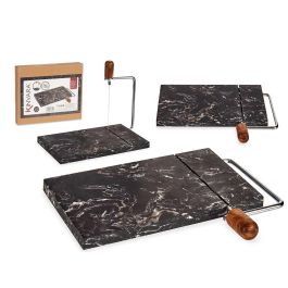 Tabla de cortar queso de mármol negro Kinvara 21x24 cm (8 Unidades) Precio: 64.49999985. SKU: S3610183