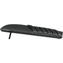 HP Teclado Inalámbrico Ergonómico 965 Negro con Diseño Dividido y Teclado Numérico Separado para Windows/macOS 7E756AA