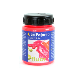 La Pajarita Pintura Acrílica Rojo Amapola Fluorescente F-03 75ml