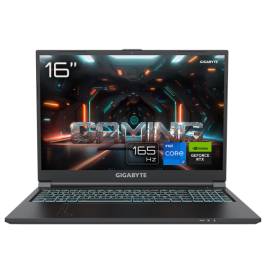 Gigabyte G6 KF-73ES893KD Portátil Intel Core i7-13700H 16" Full HD+ 16GB DDR5 512GB SSD NVIDIA RTX 4060 Wi-Fi 6E FreeDOS Negro